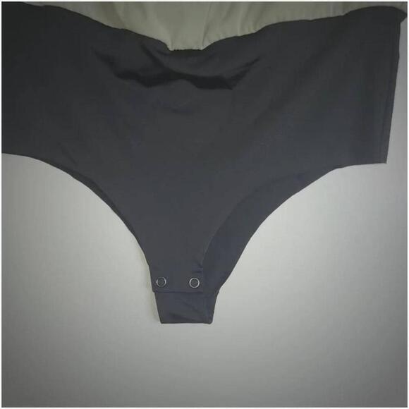 NWT L'Agence Angel Bodysuit Light Green Black Square Neck Petite Small - Picture 3 of 9